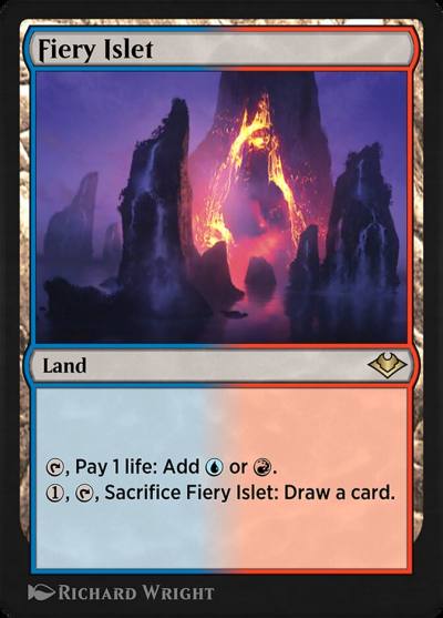 Fiery Islet HA7-21 Historic Anthology 7 Magic card