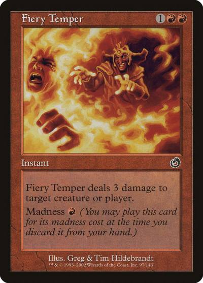 Fiery Temper TOR-97 Torment Magic card