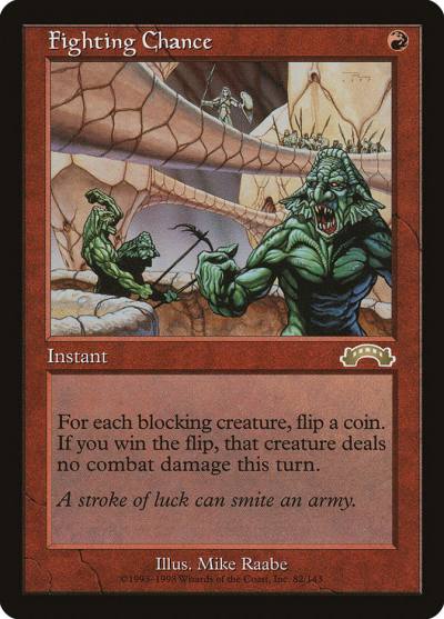 Fighting Chance EXO-82 Exodus Magic card