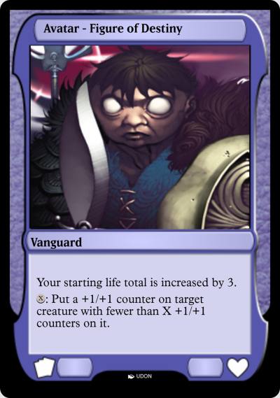 Figure of Destiny Avatar PMOA-82 Magic Online Avatars Magic card