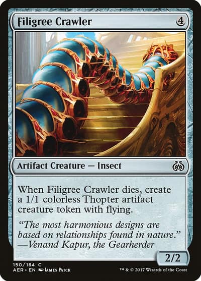 Filigree Crawler 150 Aether Revolt Magic card