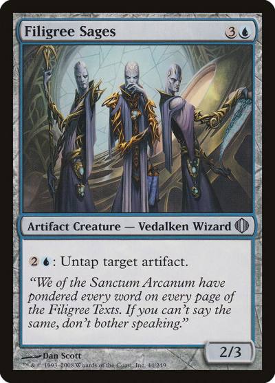 Filigree Sages 44 Shards of Alara Magic card