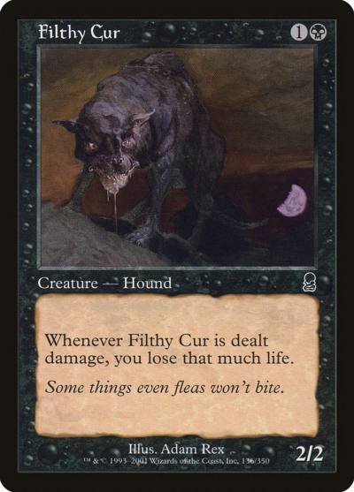 Filthy Cur ODY-136 Odyssey Magic card