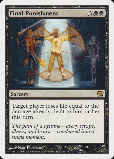 Final Punishment 9ED-131 Ninth Edition Magic card