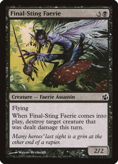 Final-Sting Faerie 63 Morningtide Magic card
