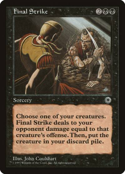 Final Strike POR-94 Portal Magic card