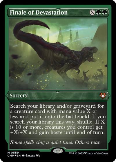 Finale of Devastation CMM-559 Commander Masters Magic card