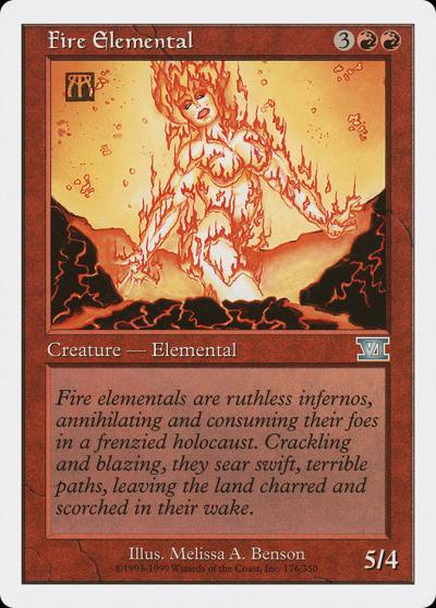 Fire Elemental 6ED-176 Classic Sixth Edition Magic card