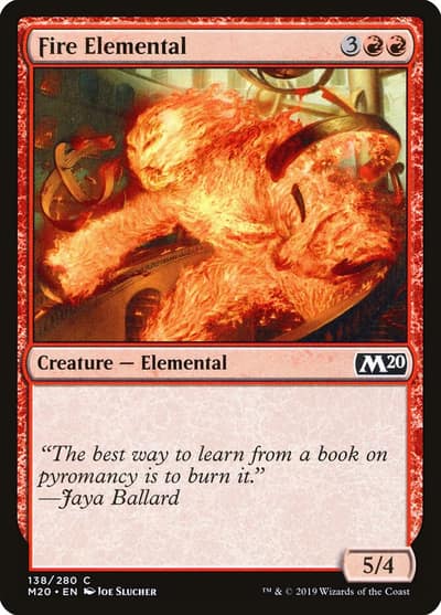 Fire Elemental M20-138 Core Set 2020 Magic card