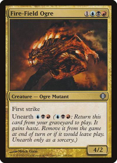 Fire-Field Ogre ALA-168 Shards of Alara Magic card