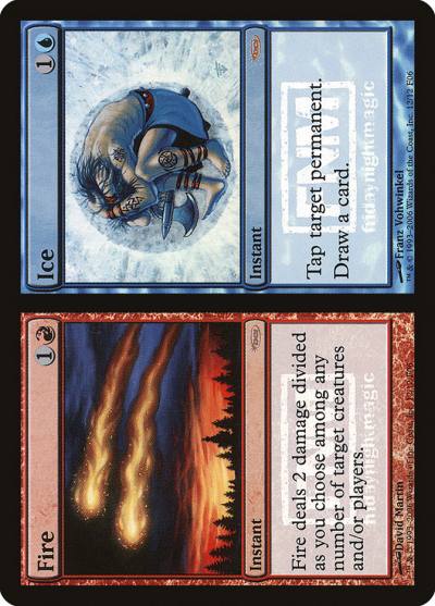 Fire // Ice F06-12A Friday Night Magic 2006 Magic card