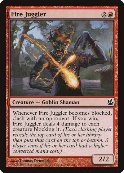 Fire Juggler MOR-90 Morningtide Magic card