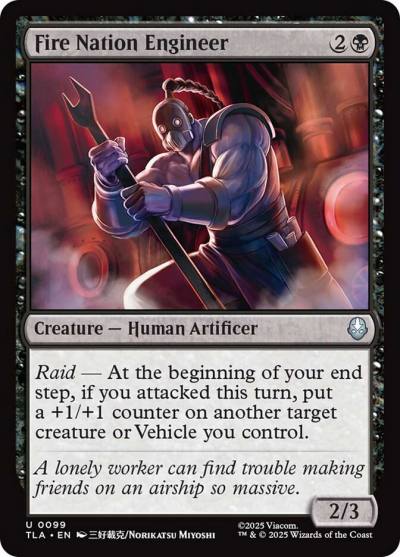 Fire Nation Engineer TLA-99 Avatar: The Last Airbender Magic card