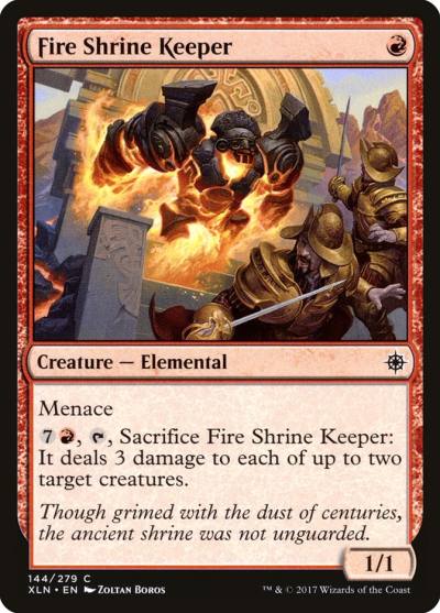Fire Shrine Keeper 144 Ixalan Magic card