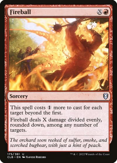 Fireball CLB-175 Commander Legends: Battle for Baldur's Gate Magic card