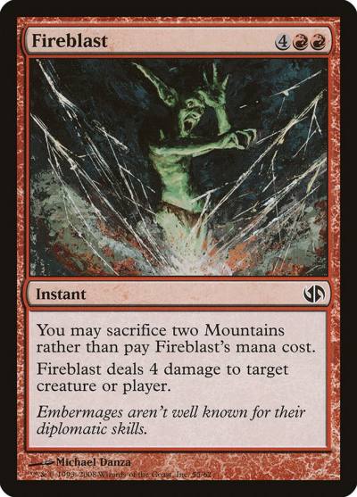 Fireblast DD2-55 Duel Decks: Jace vs. Chandra Magic card