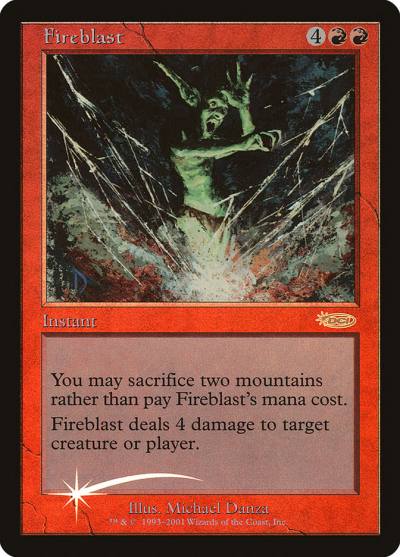 Fireblast F01-12 Friday Night Magic 2001 Magic card