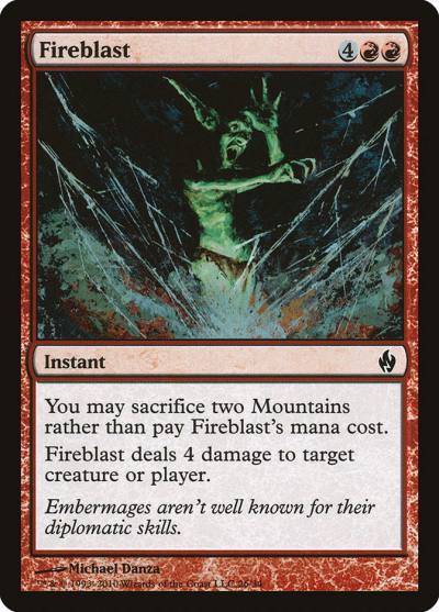 Fireblast PD2-26 Premium Deck Series: Fire and Lightning Magic card