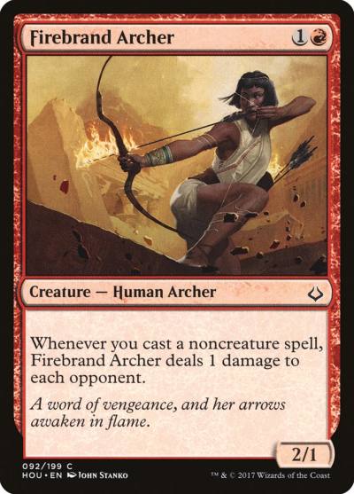 Firebrand Archer HOU-92 Hour of Devastation Magic card
