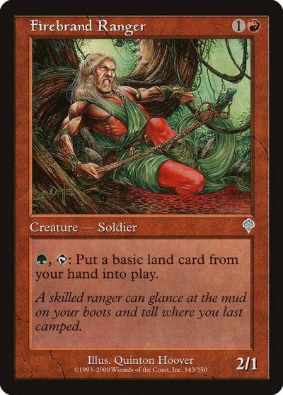 Firebrand Ranger 143 Invasion Magic card