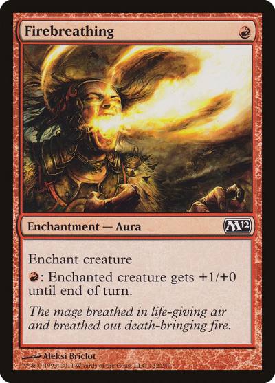 Firebreathing M12-132 Magic 2012 Magic card