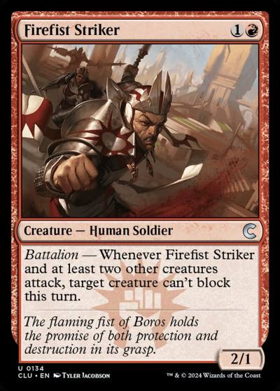 Firefist Striker CLU-134 Ravnica: Clue Edition Magic card