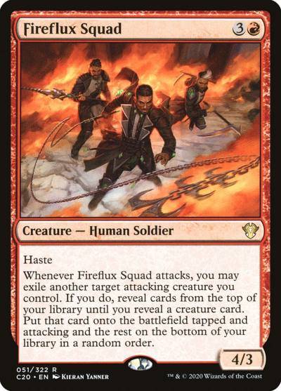 Fireflux Squad 51 Commander 2020 Magic card