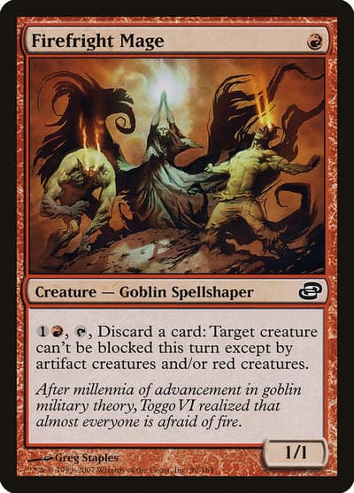 Firefright Mage 99 Planar Chaos Magic card