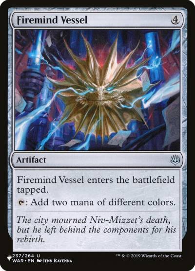 Firemind Vessel PLST-WAR-237 The List Magic card