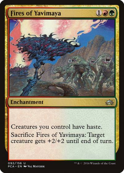 Fires of Yavimaya PCA-92 Planechase Anthology Magic card