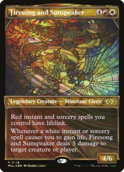 Firesong and Sunspeaker MUL-169 Multiverse Legends Magic card
