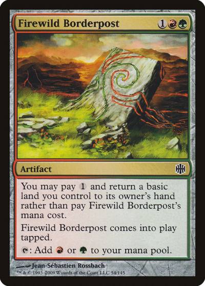 Firewild Borderpost ARB-54 Alara Reborn Magic card