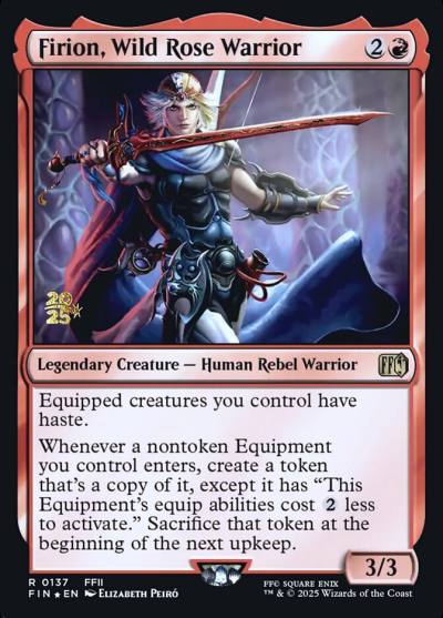 Firion, Wild Rose Warrior PFIN-137S Final Fantasy Promos Magic card