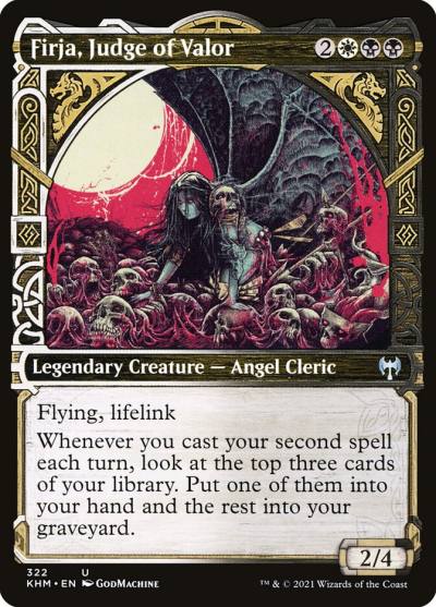 Firja, Judge of Valor KHM-322 Kaldheim Magic card