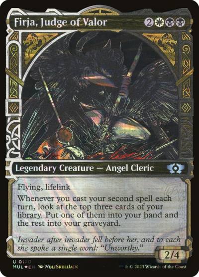 Firja, Judge of Valor MUL-170 Multiverse Legends Magic card