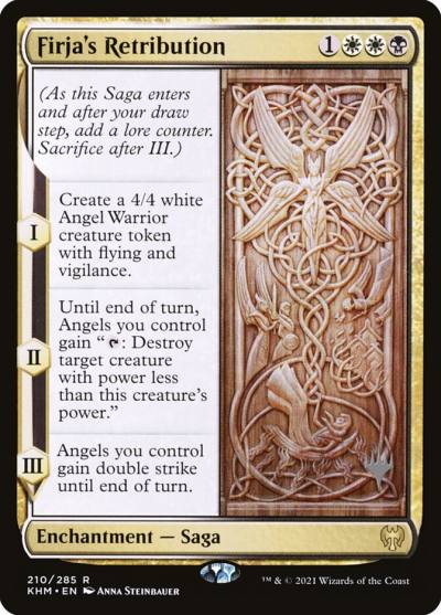 Firja's Retribution PKHM-210P Kaldheim Promos Magic card