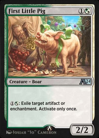 First Little Pig YWOE-18 Alchemy: Wilds of Eldraine Magic card