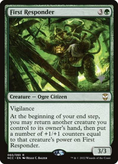 First Responder PNCC-60P New Capenna Commander Promos Magic card
