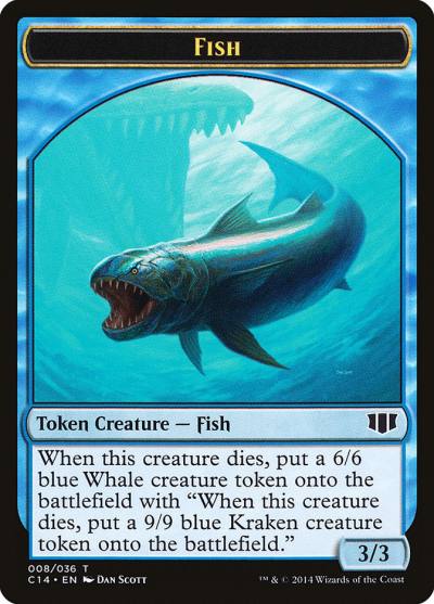 Fish TC14-8 Commander 2014 Tokens Magic card