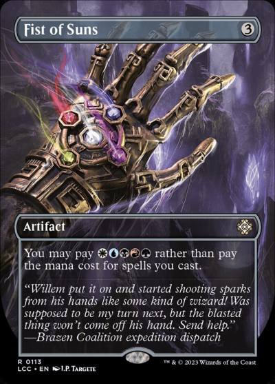 Fist of Suns LCC-113 The Lost Caverns of Ixalan Commander Magic card