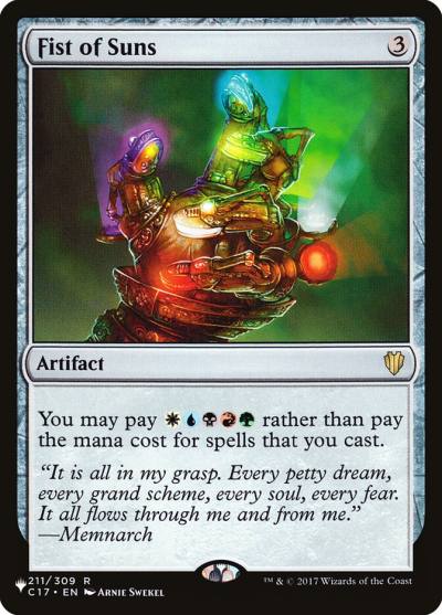 Fist of Suns PLST-C17-211 The List Magic card