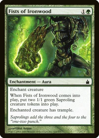 Fists of Ironwood RAV-164 Ravnica: City of Guilds Magic card