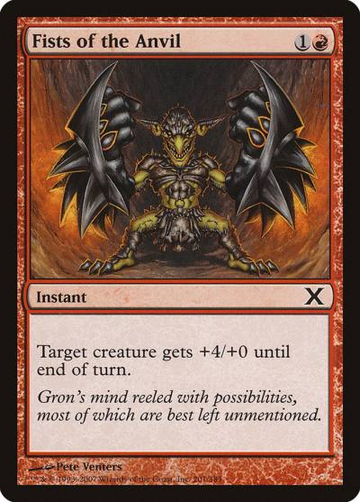 Fists of the Anvil 10E-201 Tenth Edition Magic card