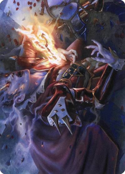 Flame-Blessed Bolt // Flame-Blessed Bolt AVOW-44 Crimson Vow Art Series Magic card