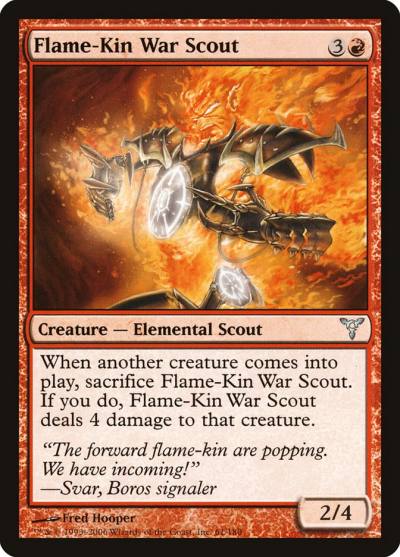 Flame-Kin War Scout DIS-61 Dissension Magic card