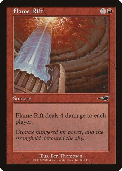 Flame Rift NEM-80 Nemesis Magic card