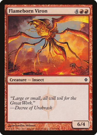 Flameborn Viron NPH-83 New Phyrexia Magic card