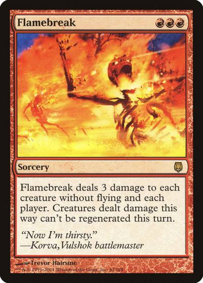 Flamebreak DST-61 Darksteel Magic card