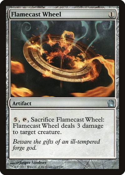 Flamecast Wheel THS-215 Theros Magic card