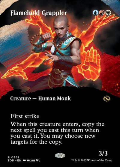 Flamehold Grappler TDM-359 Tarkir: Dragonstorm Magic card